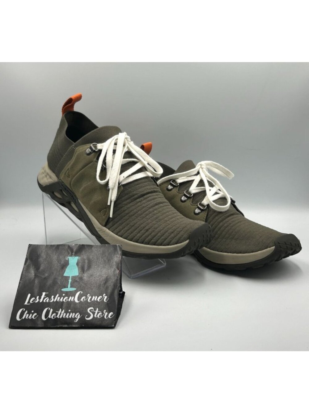 Merrell Men's Olive Green Range AC+ Lace-Up Sneakers Size 12 3292 - Picture 12 of 16
